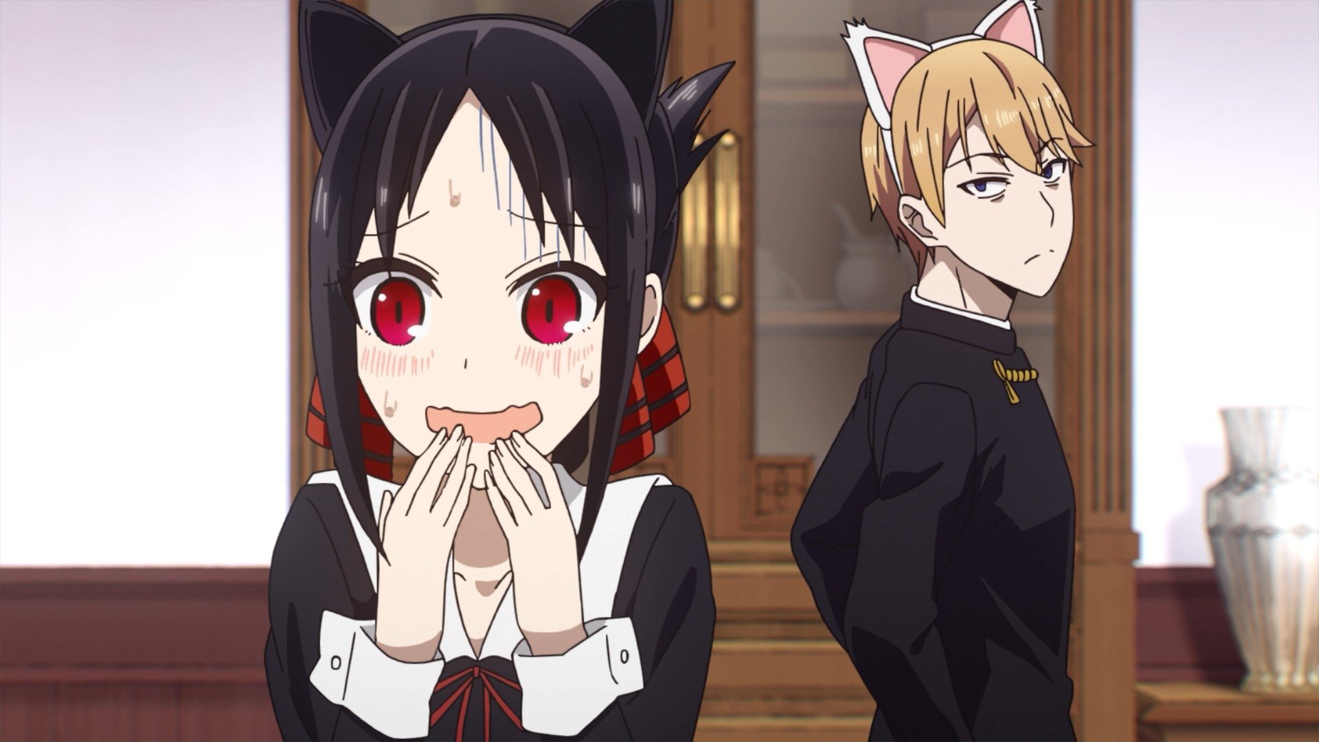 Kaguya sevgi istiyor / Öğrenci Konseyi söylenmesini istiyor / Kaguya onu göndermesini istiyor / Miyuki Shirogane konuşmak istiyor